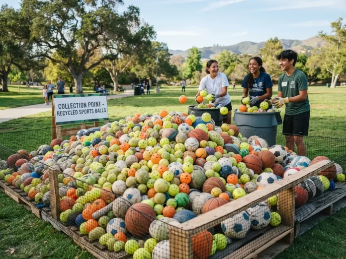 California teens break World Record by recycling 22,000 Sports Balls